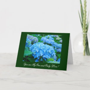 Pour Fêtes Annuelles Vous êtes mon unique ! Cartes Jardin Vert Floral