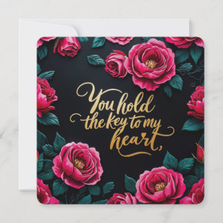 Pour Fêtes Annuelles Vous tenez la clé de mes cartes de Saint-Valentin