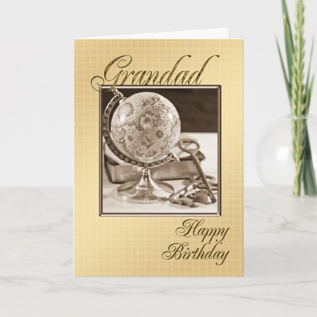 Pour Grand-mère, une carte d'anniversaire traditio (Devant)