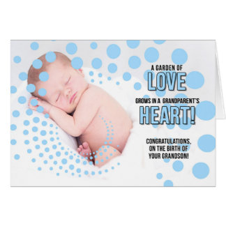 pour grands-parents à la naissance d'un petit-fils