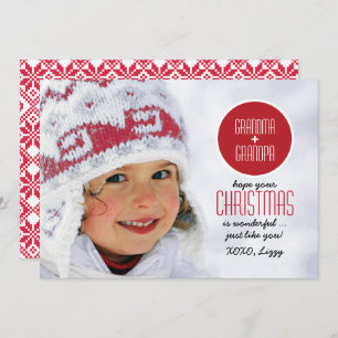 Pour grands-parents à Noël Cartes photos personnal