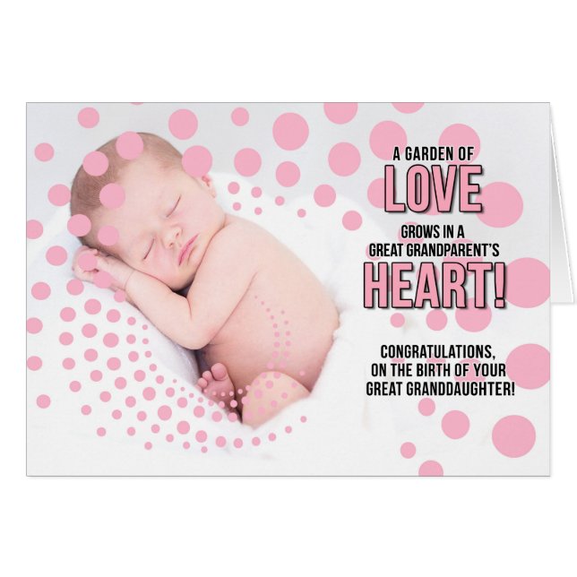 pour Grands-parents Nouveau Grand-fille (Devant horizontal)