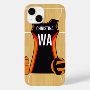 Pour iPhone 14 Coque de périphérique netball personnalisé