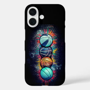 Pour iPhone 16 Basketball Streetball Samsung Coque Phone couvertu