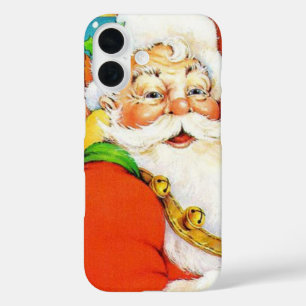 Pour iPhone 16 belle santa claus coque