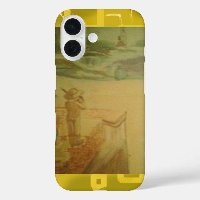 Pour iPhone 16 Concert Coque Abstrait (Verso)