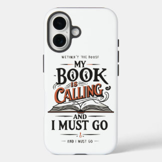 Pour iPhone 16 Coque d'appel de livre