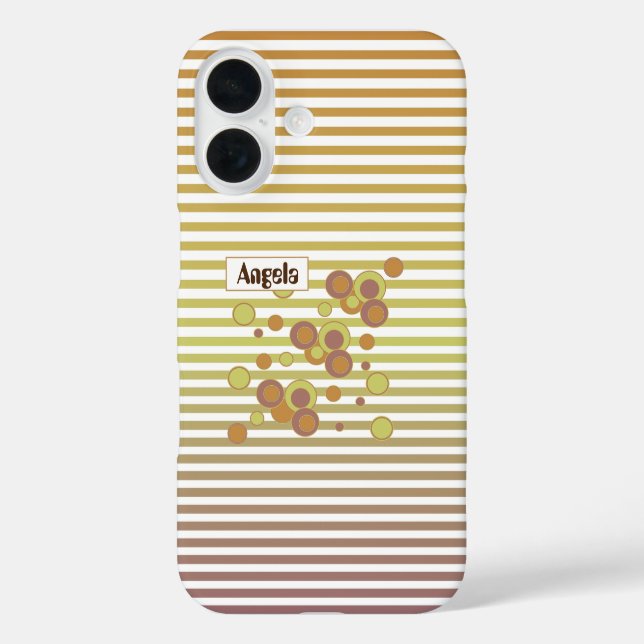 Pour iPhone 16 coque de téléphone bulles (Verso)