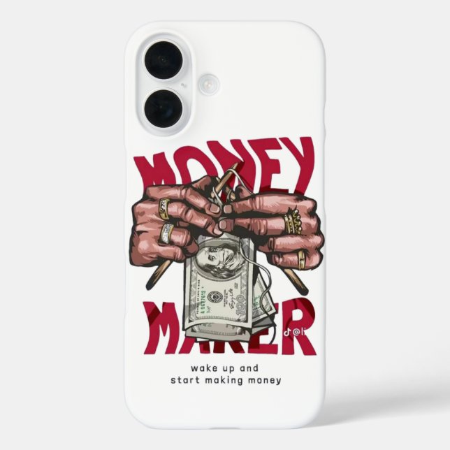 Pour iPhone 16 coque de téléphone faiseur d'argent (Verso)