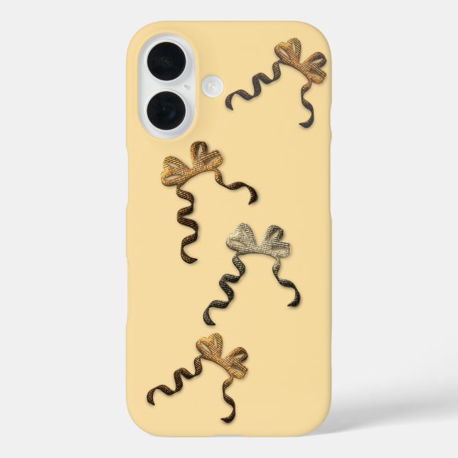 Pour iPhone 16 Coque de vaches or mûre (Verso)