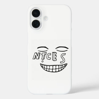 Pour iPhone 16 COQUE du logo NICES