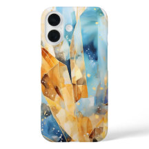 Coque élégant avec cristaux abstraits dans les ton