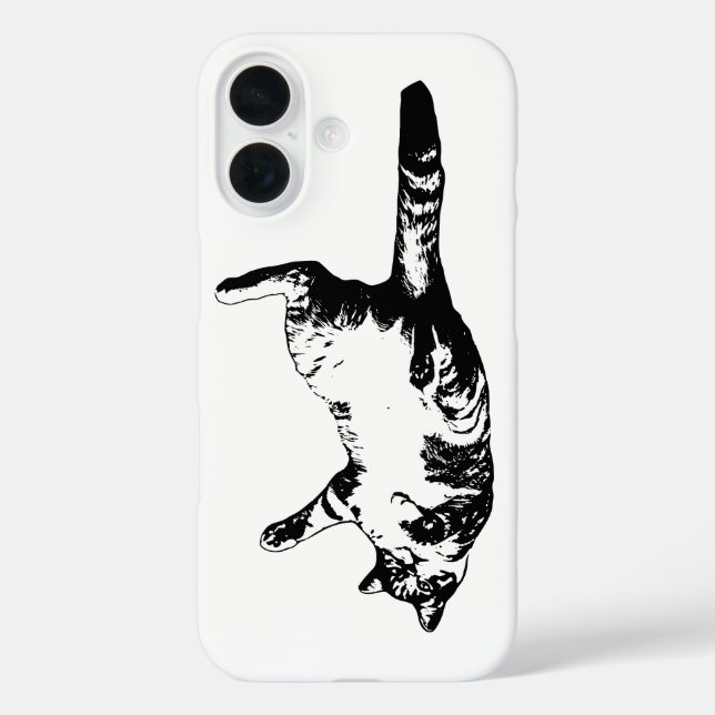 Pour iPhone 16 Coque hiérarchique Tabby élégant (Verso)
