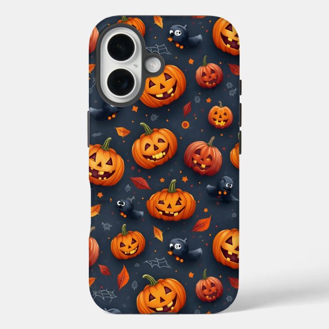 Pour iPhone 16 Coque iPhone16 à thème Halloween (Verso)
