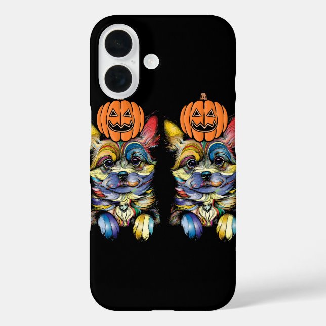 Pour iPhone 16 coque iphone16 soirée costume halloween (Verso)