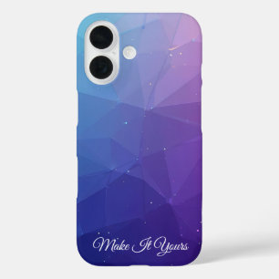 Pour iPhone 16 Coque Motif Polygone personnalisé - Style unique