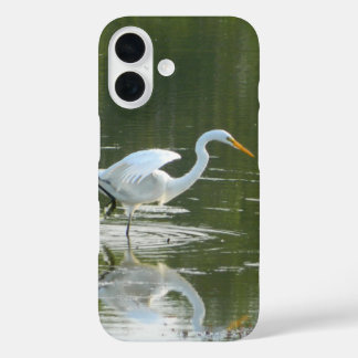 Pour iPhone 16 Coque universel reflété par l'Aiguille blanche