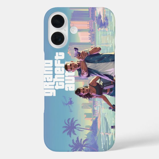 Pour iPhone 16 Grand vol coque auto VI (Verso)