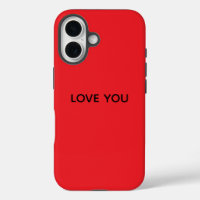 JE T'AIME COQUE DE TÉLÉPHONE DUR