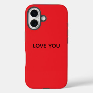 POUR iPhone 16 JE T'AIME COQUE DE TÉLÉPHONE DUR