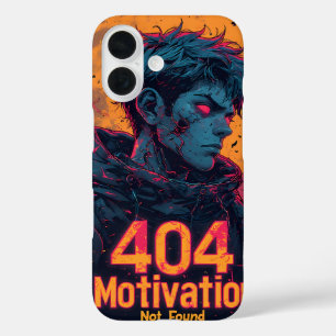 Pour iPhone 16 Motivation 404 Coque - Bold Men’s Design