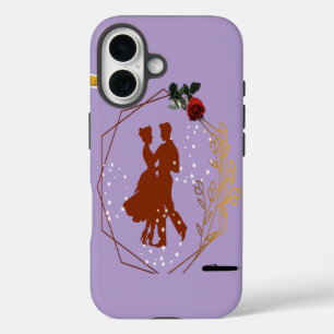 Pour iPhone 16 "Nos moments Romantique Couple Coque de danse