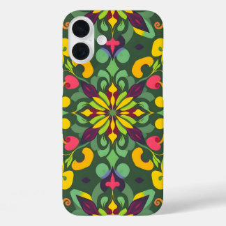 Pour iPhone 16 Plus Coque iPhone16 à symétrie dynamique - Décor élégan