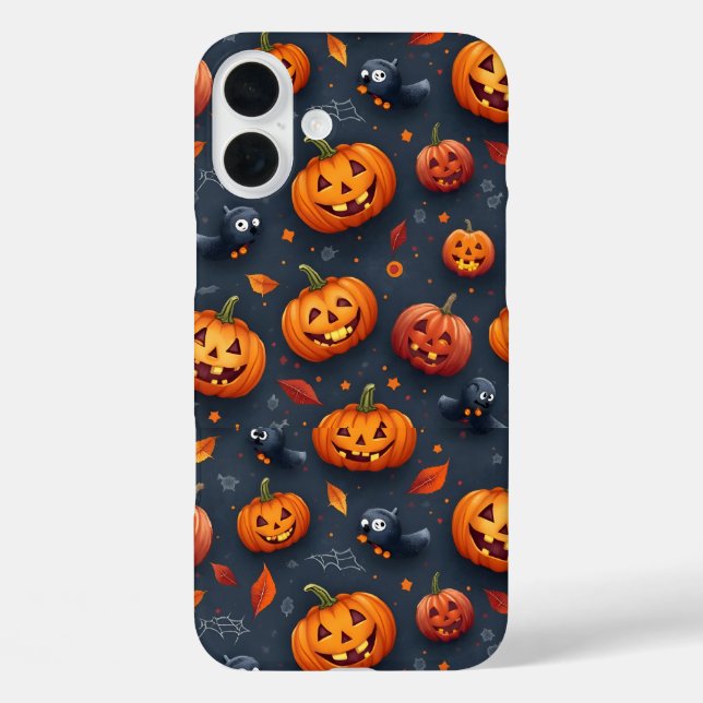 Pour iPhone 16 Plus Coque iPhone16 à thème Halloween (Verso)