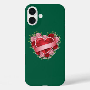 Pour iPhone 16 Plus LOVE MOTIF-iPhone / coque ipad