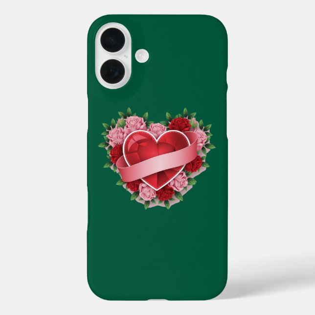 Pour iPhone 16 Plus LOVE MOTIF-iPhone / coque ipad (Verso)