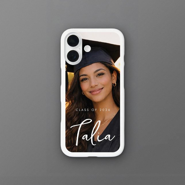 Pour iPhone 16 PROMOTION 2026  |  Coque de téléphone WHITE EDGE a (Créateur téléchargé)