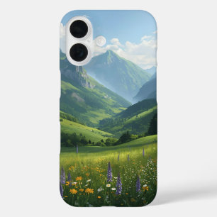 Pour iPhone 16 Serene Nature Art Coque - Paysage pittoresque