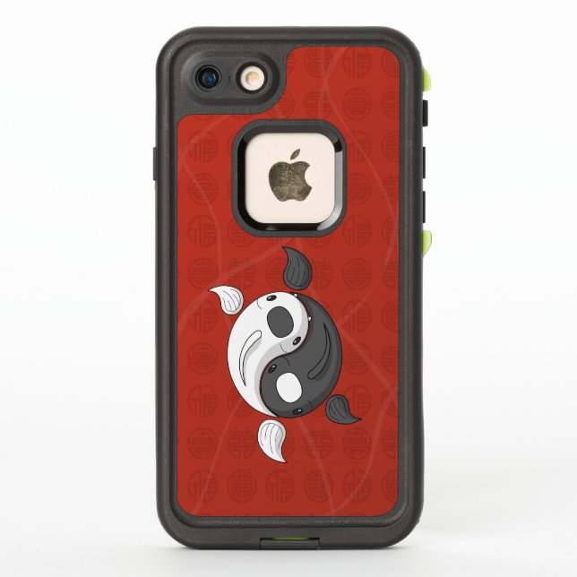 Pour iPhone Yin et Yang le Coque Koi Lifeproof (Dos)
