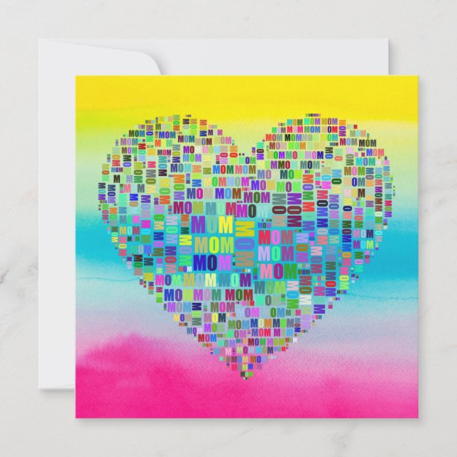 Pour la meilleure maman du monde. carte (Devant)