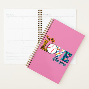 Pour L'Amour Du Jeu Baseball Maman Leopard