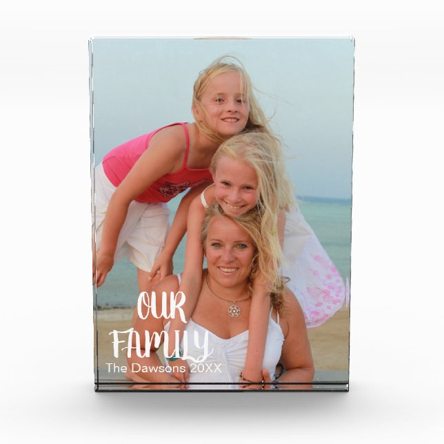 Pour le bloc fait sur commande de photo de papa (Devant)