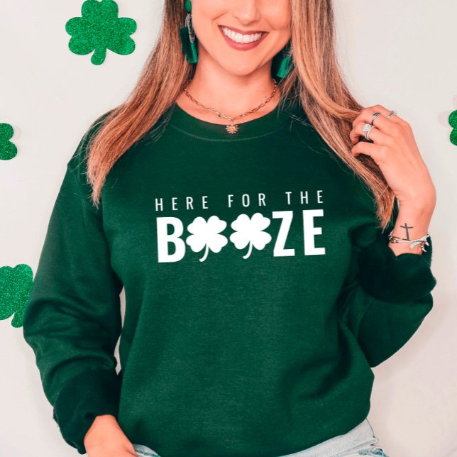 Pour le Booze St. Patrick’s Day Sweatshirt (Créateur téléchargé)