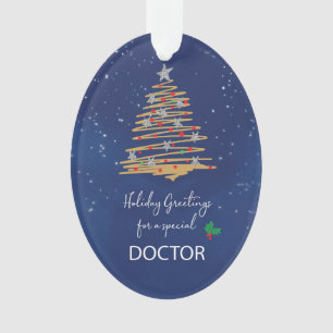 Pour le docteur Noël Arbre Nom personnalisable