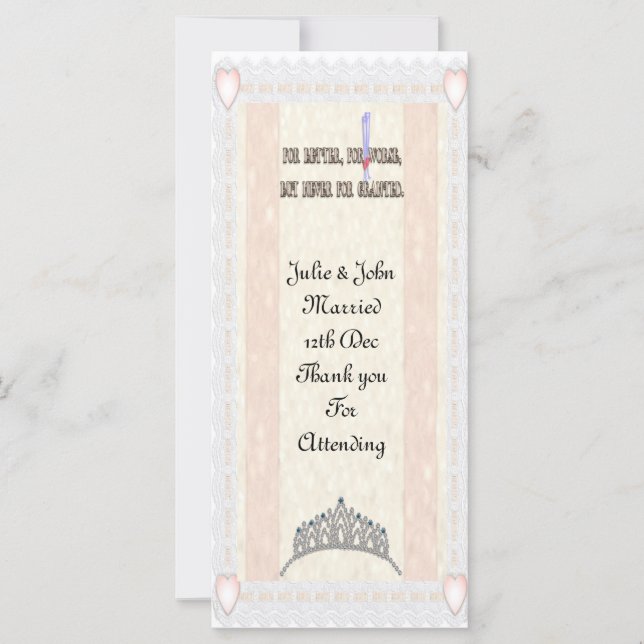 Pour le meilleur ou pour le pire (Devant)