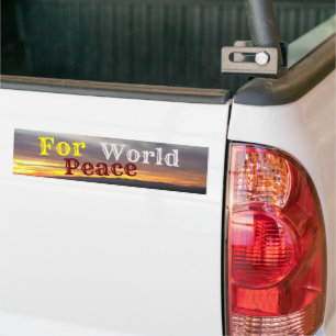 Pour le Sticker pare-chocs World Peace