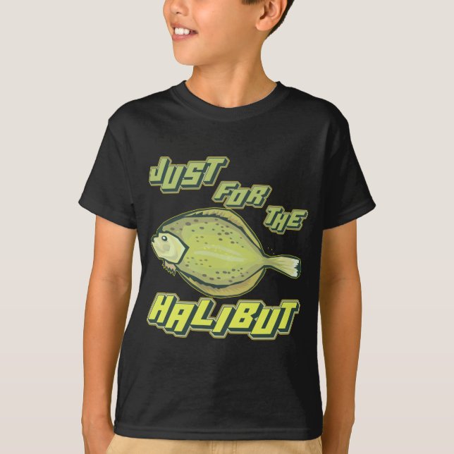 Pour le T-shirts et les cadeaux de pêche de flétan (Devant)