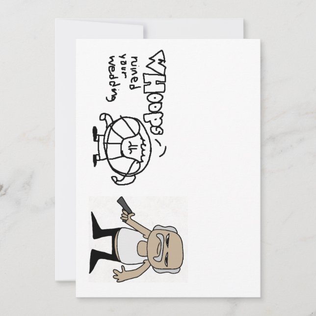 Pour l'embauche Episode 2 Faire-part de mariage (Devant)