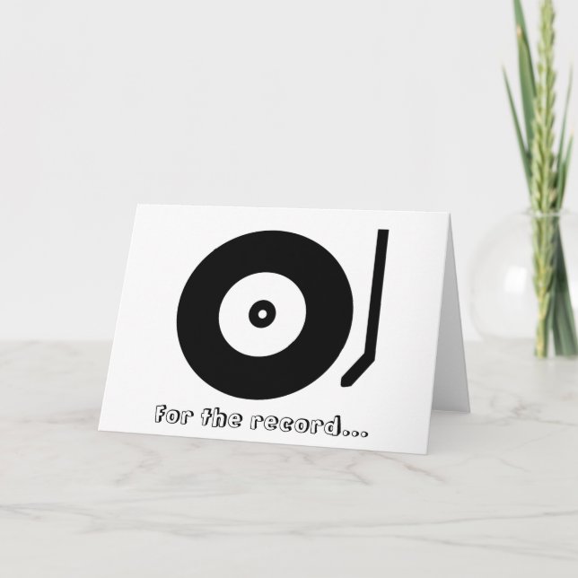 Pour l'enregistrement... Je T'Aime ! Carte de vœux (Devant)