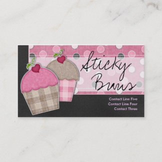 Pour les Cartes de visite de Cupcake