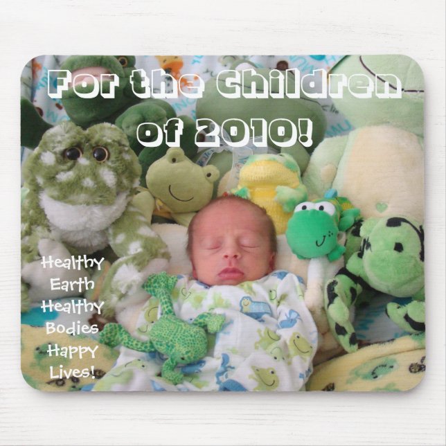 Pour les enfants de 2010 ! tapis de souris Terre s (Devant)