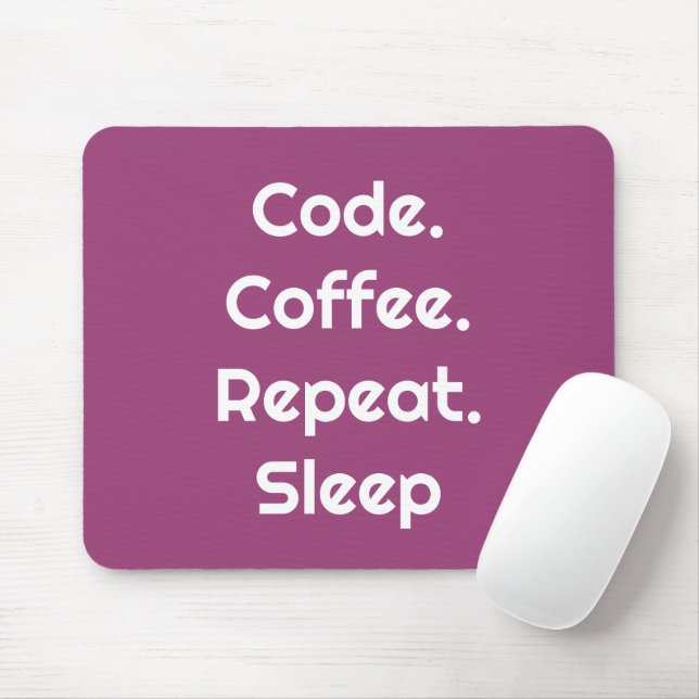Pour les ingénieurs – Code. Café. Tapis de souris  (Avec souris)