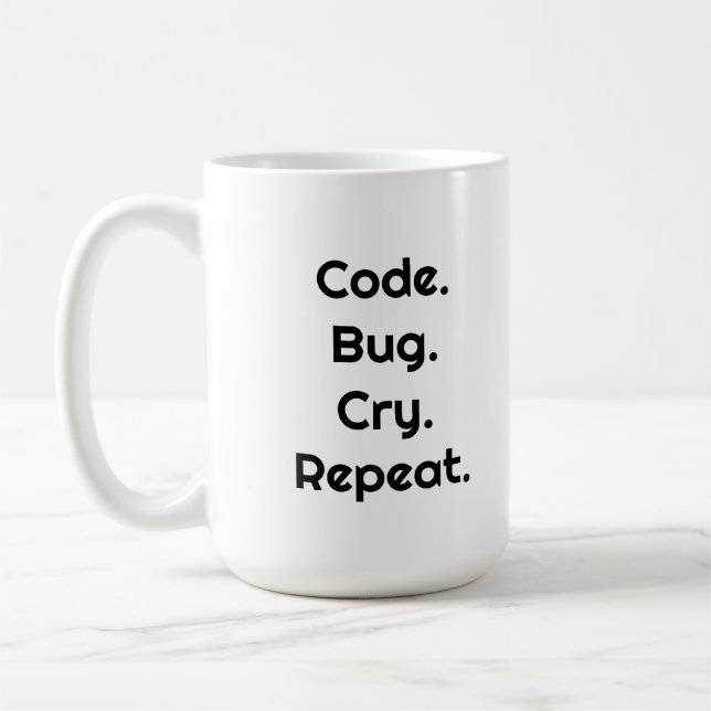 Pour les ingénieurs et les développeurs – Mug Code (Gauche)