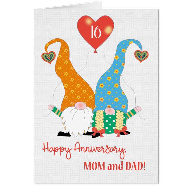 Pour les parents année personnalisée Anniversaire  (Devant)