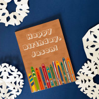 Pour les skieurs Carte drôle personnalisée d'anniv