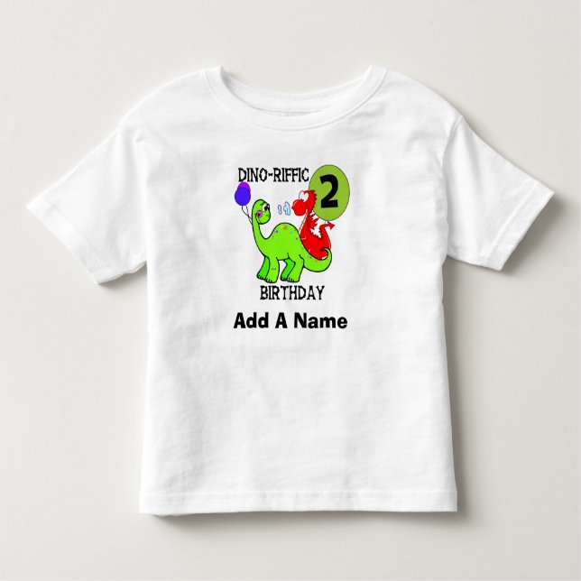 Pour Les Tous Petits 2ème T-shirt personnalisé d'anniversaire de (Devant)